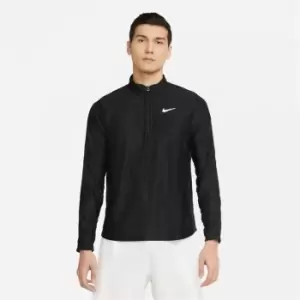 Image of Nike Quarter Zip Top Mens - Black