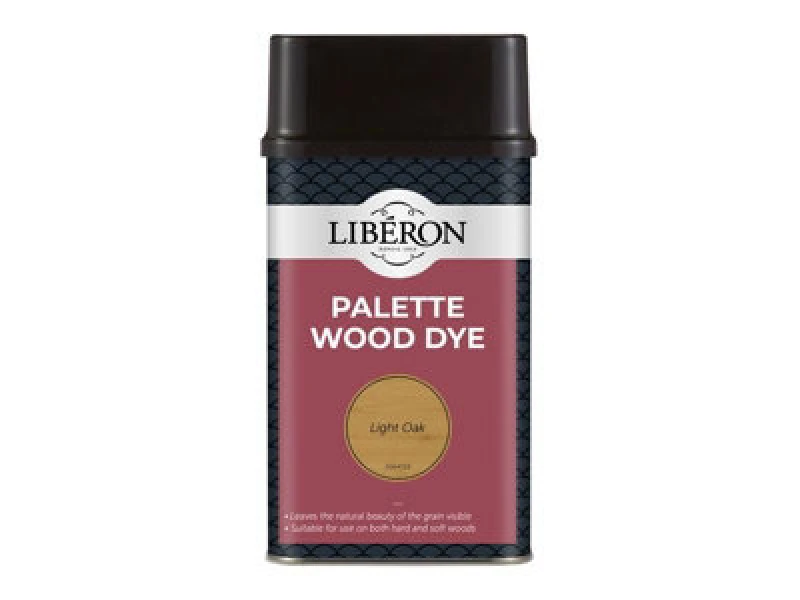 Image of Liberon 126744 Palette Wood Dye Light Oak 500Ml Libwdplo500N