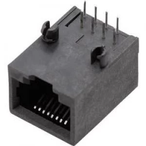 Image of BEL Stewart Connectors SS64800 010F SS64800 010F RJ45 Socket horizontal mount Black