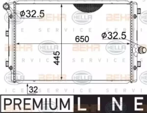 Image of Radiator Heat Exchanger 8MK376774-044 by BEHR