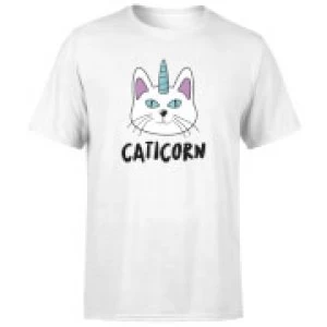 Image of Caticorn T-Shirt - White - 3XL
