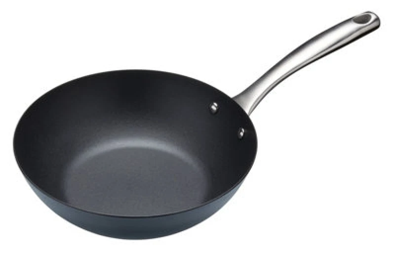Image of Masterclass Induction Ready 24.5cm Wok Dark Grey