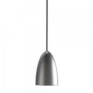 Image of Nordlux 77253032 Nexus 10 1 Light Ceiling Pendant In Brushed Steel - Dia: 100mm
