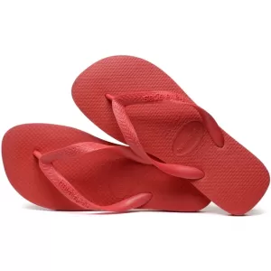 Image of Havaianas Top Junior Girls Flip Flops - Ruby Red