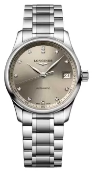 Image of LONGINES L23574076 Master Collection 34mm Diamond Set Watch