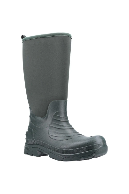 Image of Cotswold Mens Kenwood Wellingtons in Green Size: 9 Green Male 9