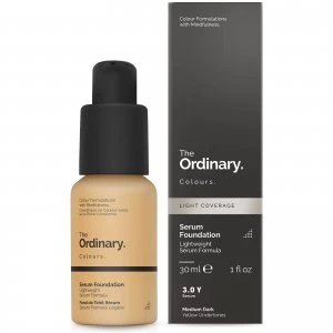 Image of The Ordinary Serum Foundation with SPF 15 by The Ordinary Colours 30ml (Various Shades) - 3.0Y