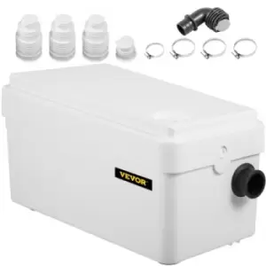 Image of VEVOR Macerator Pump, 250W Sewerage Pump, 2 Water Inlets Macerating Pump, Upflush Pump for Basement, Kitchen, Sink, Shower, Bathtub, Waste Water Dispo