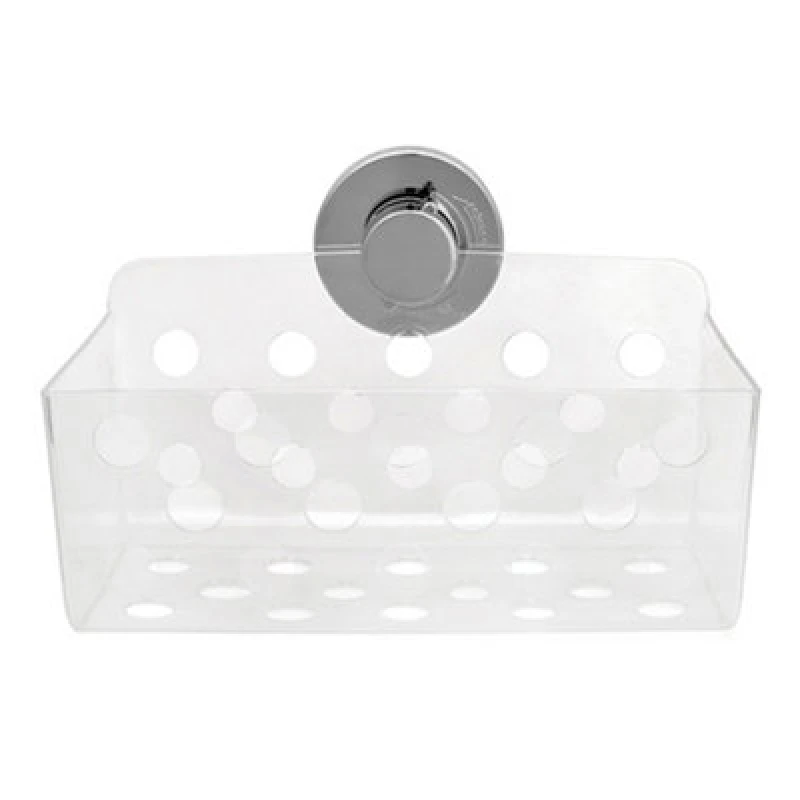 Image of BlissHome Lock n Roll Clear Rectangular Basket Clear