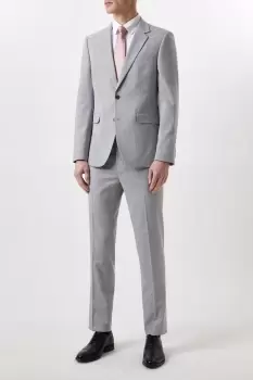 Image of Slim Fit Grey Marl Suit Jacket