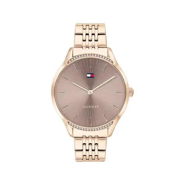 Image of Tommy Hilfiger 1782212 Gray Rose Gold Plated Bracelet Watch - W95177