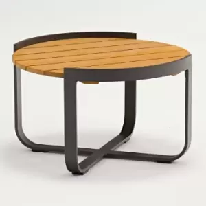 Image of Harbour Lifestyle Bloom Coffee Table - Teak Top/Charcoal