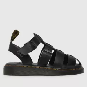 Image of Dr Martens Black Dm Garin Sandal Sandals