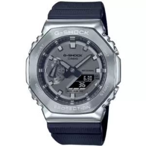 Image of Mens Casio Silver, Grey and Black Stainless Steel Quartz Watch