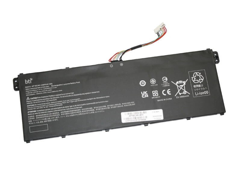 Image of BTI BTI AP18C4K compatible 48Wh 3-cell battery for Acer Aspire AP18C4K-BTI