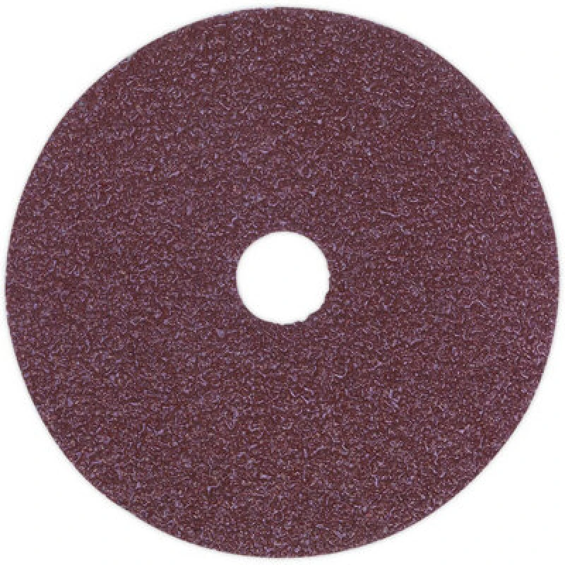 Image of Loops 25 PACK - 115mm Fibre Backed Sanding Discs - 36 Grit Aluminium Oxide Round Sheet Multi
