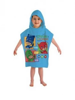 Image of Pj Masks Calling All Heroes Hooded Poncho Towel