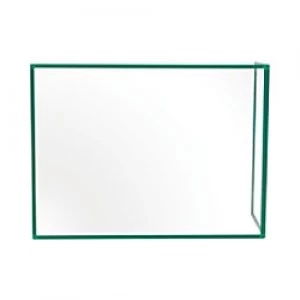 Image of Bi-Office Maya Duo Acrylic Board with Green Frame 1200 x 900 mm + 600 x 900 mm Pack of 2