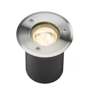 Image of KnightsBridge 230V IP65 3W LED Stainless Steel Recessed Ground Light 3000K