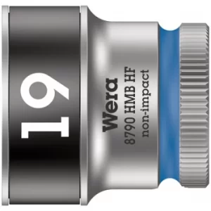 Image of Wera 05003753001 8790 HMB HF Zyklop Socket 3/8" Drive 19 x 29mm