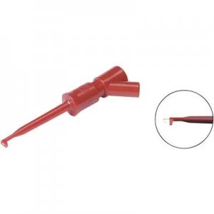 Image of Test probe 2mm jack connector CAT I Red SKS Hirschmann