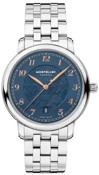 Image of Mont Blanc Watch Star Legacy Automatic Date Limited Edition Bracelet