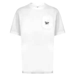 Image of Reebok Pocket T-Shirt Mens - White