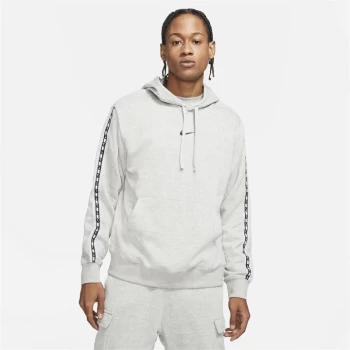 Image of Nike Repeat Logo Hoodie Mens - Dark Grey