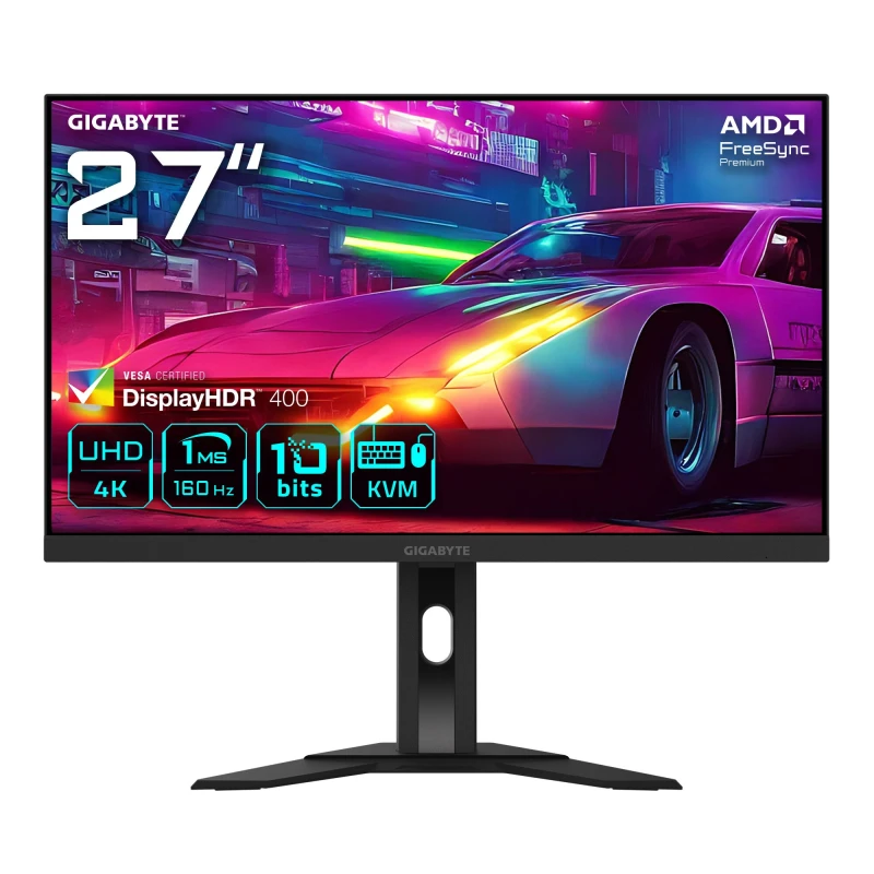 Image of Gigabyte 27" 4K Ultra HD 160Hz Adaptive Sync HDR IPS Gaming Monitor