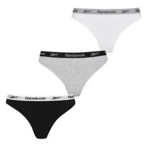 Image of Reebok 3 Pack Cotton Thong - Multi