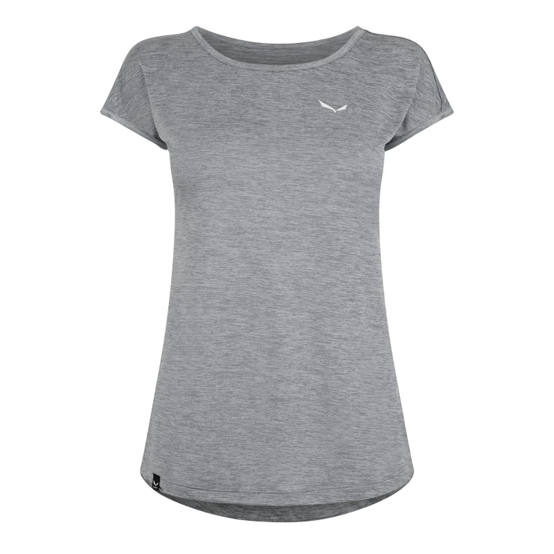 Image of Salewa Puez Melange Dry T-Shirt Womens - Grey Grey 6
