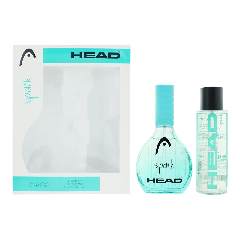 Image of Head Spark 2 Piece Gift Set: Eau de Toilette 100ml - Fragrance Mist 240ml