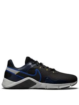 Image of Nike Legend Essential 2 - Black/Blue/White, Black/Blue/Grey, Size 8, Men