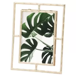 Image of Gold Open Edge Photo Frame 5X7