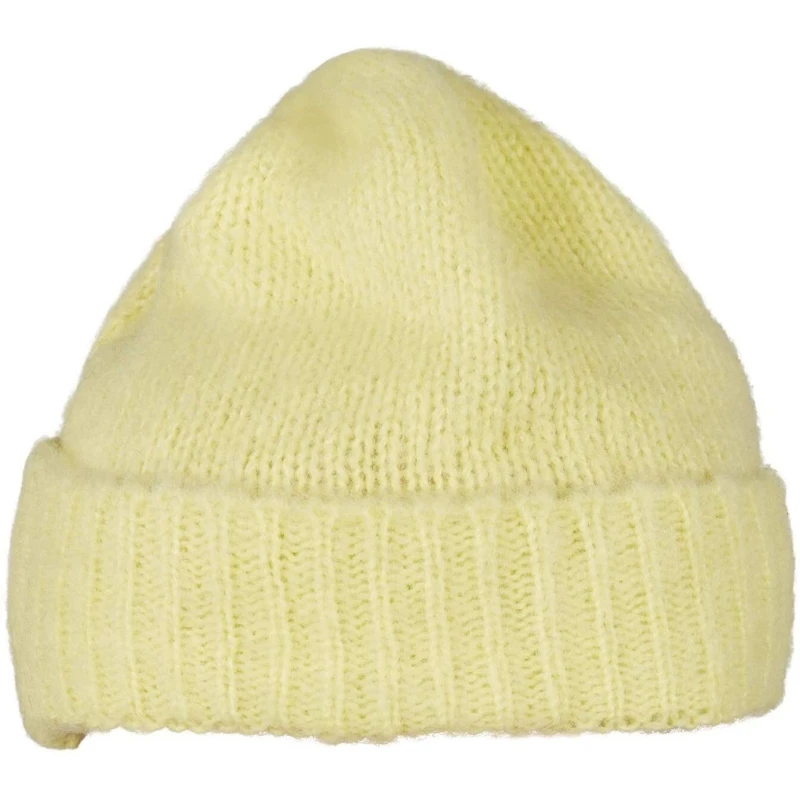 Image of Yupoong Mens Flexfit Acrylic Beanie in Yellow Yellow Male One Size
