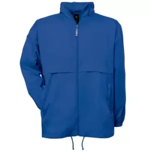 Image of B&C Mens Air Lightweight Windproof, Showerproof & Water Repellent Jacket (S) (Royal Blue)