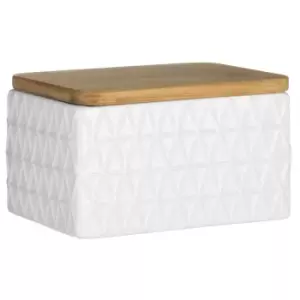 Image of Geome Dolomite and White Tri Butter Dish