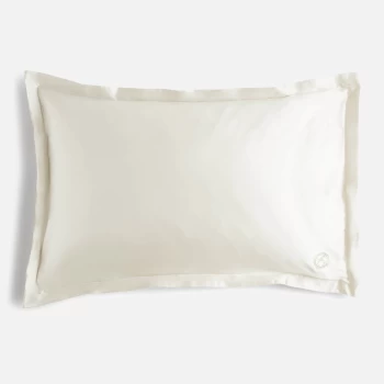 Image of ESPA Home Oxford Edge Silk Pillowcase - Pearl White