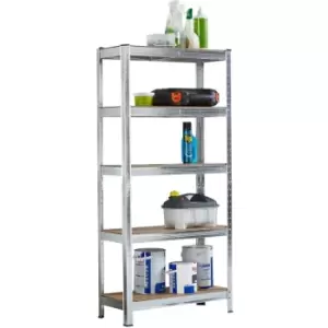 Image of Neo Galvanised 5 Tier Garage Shelving Racking