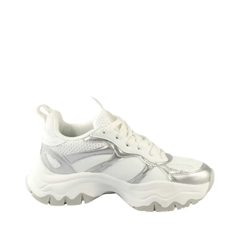 Image of Buffalo Womens Trainers Buffalo Path Lo Blanc Female 40