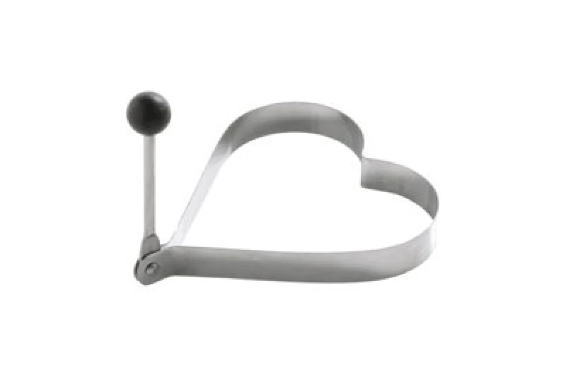Image of Premier Housewares Heart Shape Egg Ring Silver