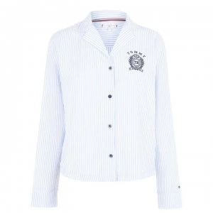 Image of Tommy Bodywear Long Sleeve Pyjama Shirt - CornflwrBlueCD2