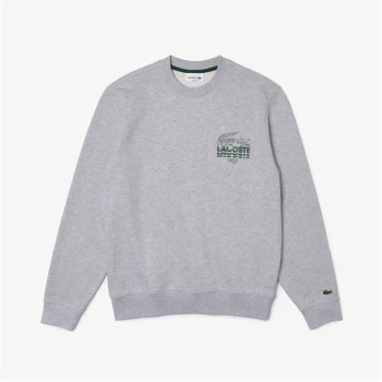 Image of Lacoste Lacoste Trip Crew Neck Sweater Mens - Grey
