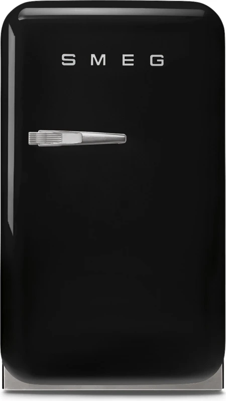 Image of Smeg Right Hand Hinge Mini Bar FAB5RBL5 Fridge - Black - D Rated
