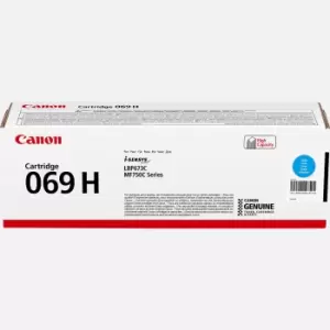 Image of Canon 069H Cyan Toner Cartridge