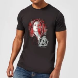 Image of Avengers Endgame Black Widow Brushed Mens T-Shirt - Black - M