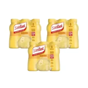 Image of SlimFast Milkshake Multipack Bottle Banana