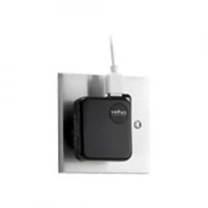 Image of Veho USB Mains Charger Adaptor - 3 PIN - Black