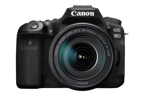 Image of Canon EOS 90D DSLR Camera Body with 18-135mm Lens