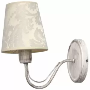 Image of Helam Lighting - Helam Malbo Candle Wall Lamp White, Gold 26cm